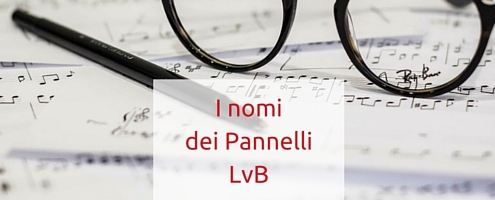 i nomi dei pannelli LvB