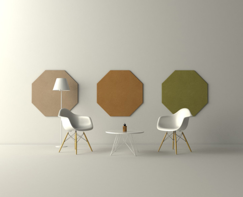 Pannelli decorativi fonoassorbenti moderni di design - OTTAVA
