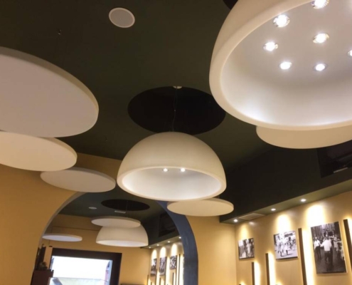 pannelli a soffitto rotondi Melodia