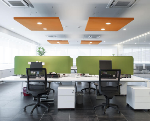 OPERETTA per scrivania QUARTETTO a soffitto con illuminazione personalizzati colorati-007