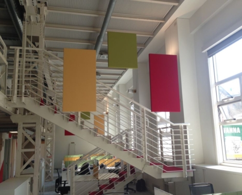 pannelli a soffitto personalizzati e colorati