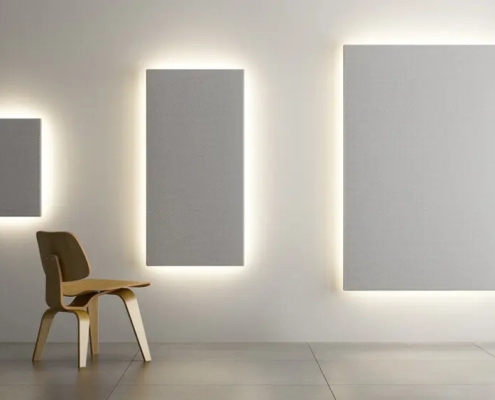 Pannelli fonoassorbenti con illuminazione