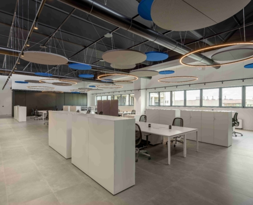LvB Melodia a soffitto custom_ufficio_open space_Taghleef Industries S.P.A.