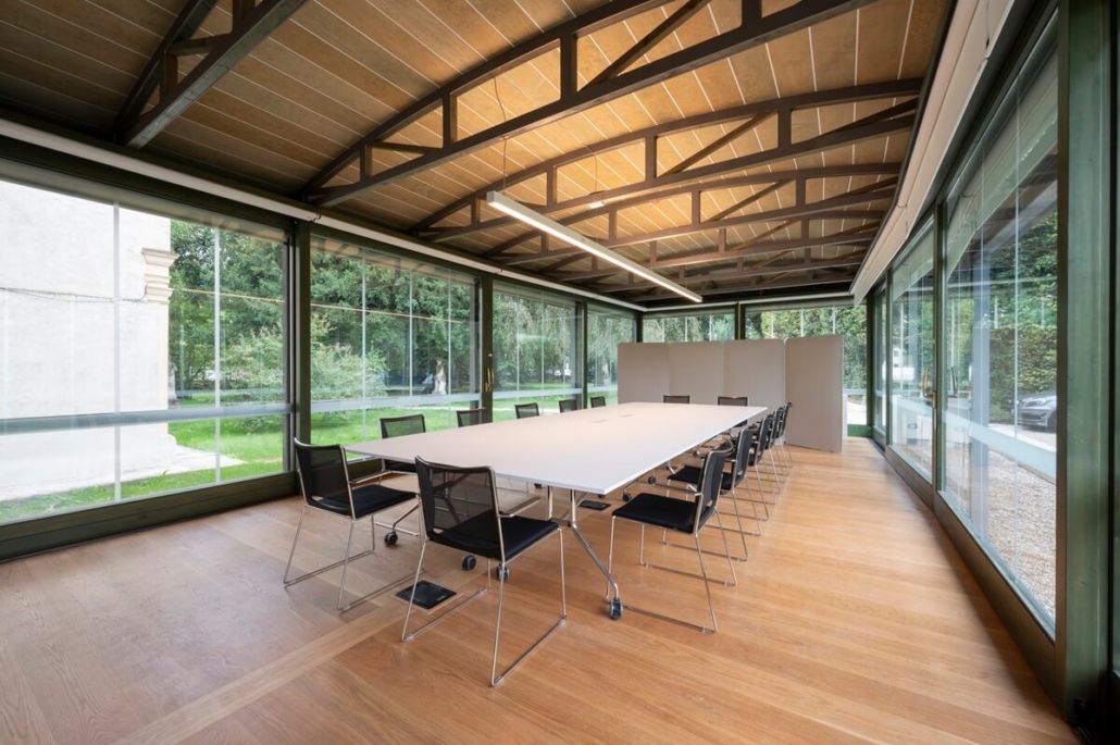 pannelli acustici con luce a led