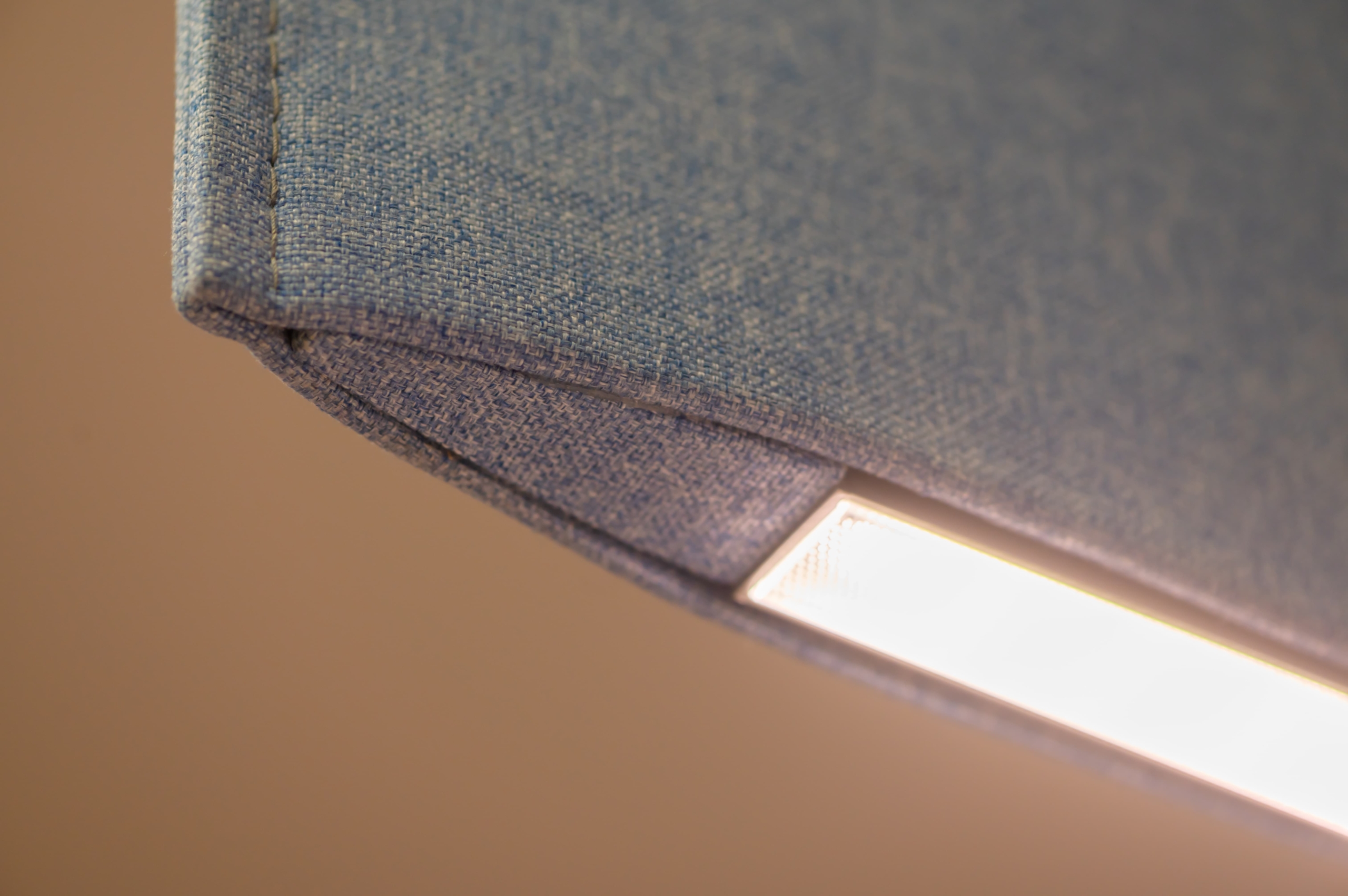 Dettaglio pannello fonoassorbente con led